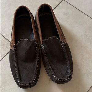 Elegant Dark Brown Suede Loafers for Men